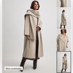 NAKD - women’s winter coat with scarf.